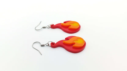 FIRE EARRINGS - Kozmic Garden