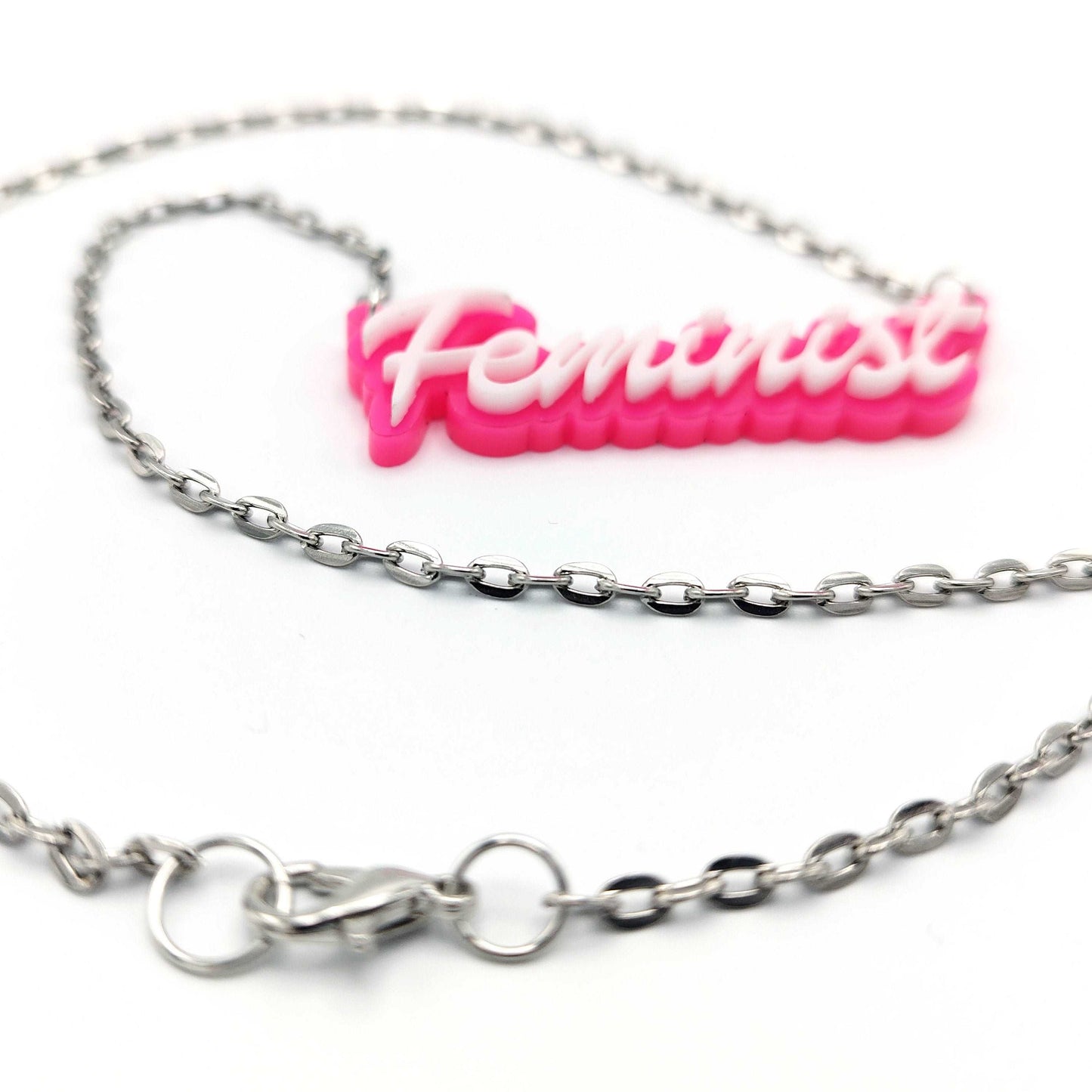 Feminist Barbie Necklace - Kozmic Garden