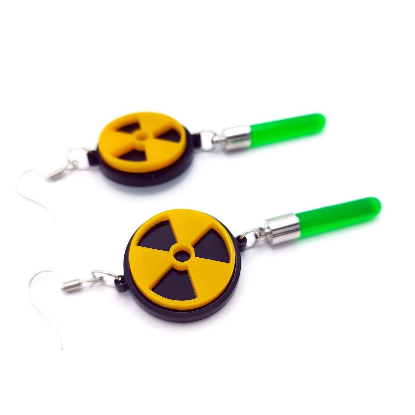 RADIOACTIVE PLUTONIUM EARRINGS - Kozmic Garden