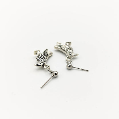 RAVEN STUD EARRINGS - Kozmic Garden