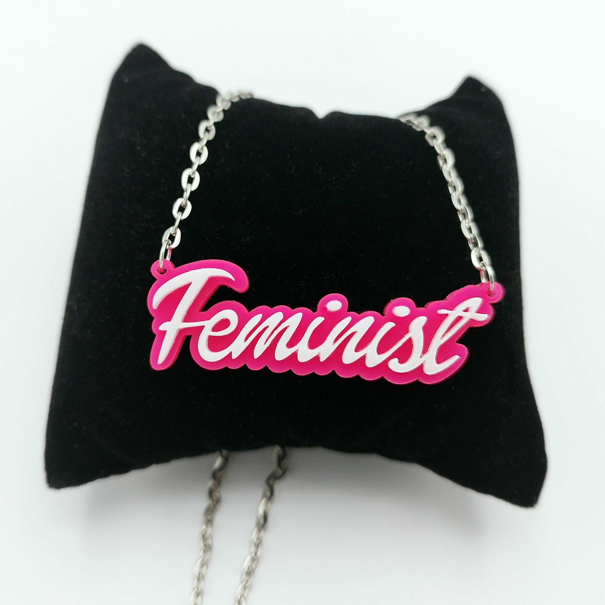 Feminist Barbie Necklace - Kozmic Garden