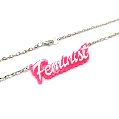 Feminist Barbie Necklace - Kozmic Garden