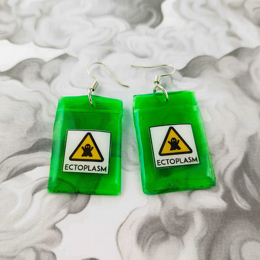 ECTOPLASM BAG EARRINGS - Kozmic Garden