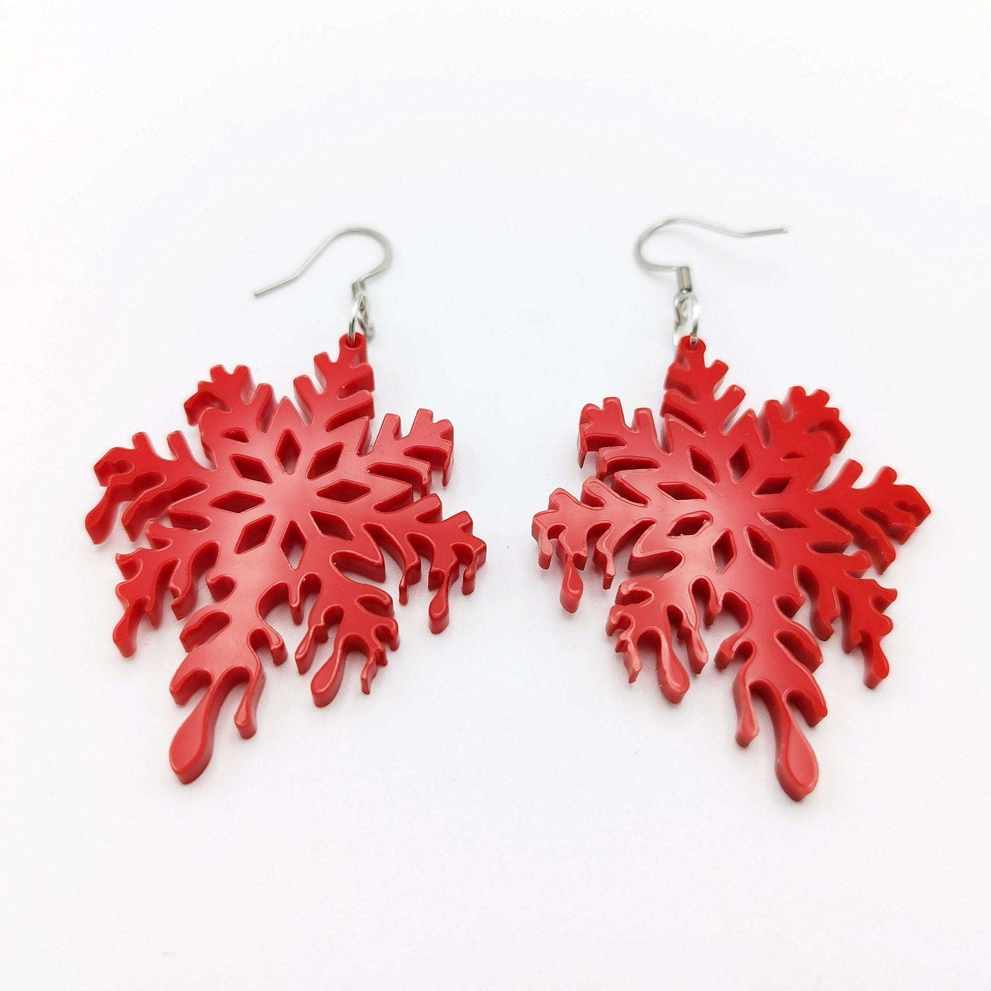 Melting Snowflakes Earrings - Kozmic Garden