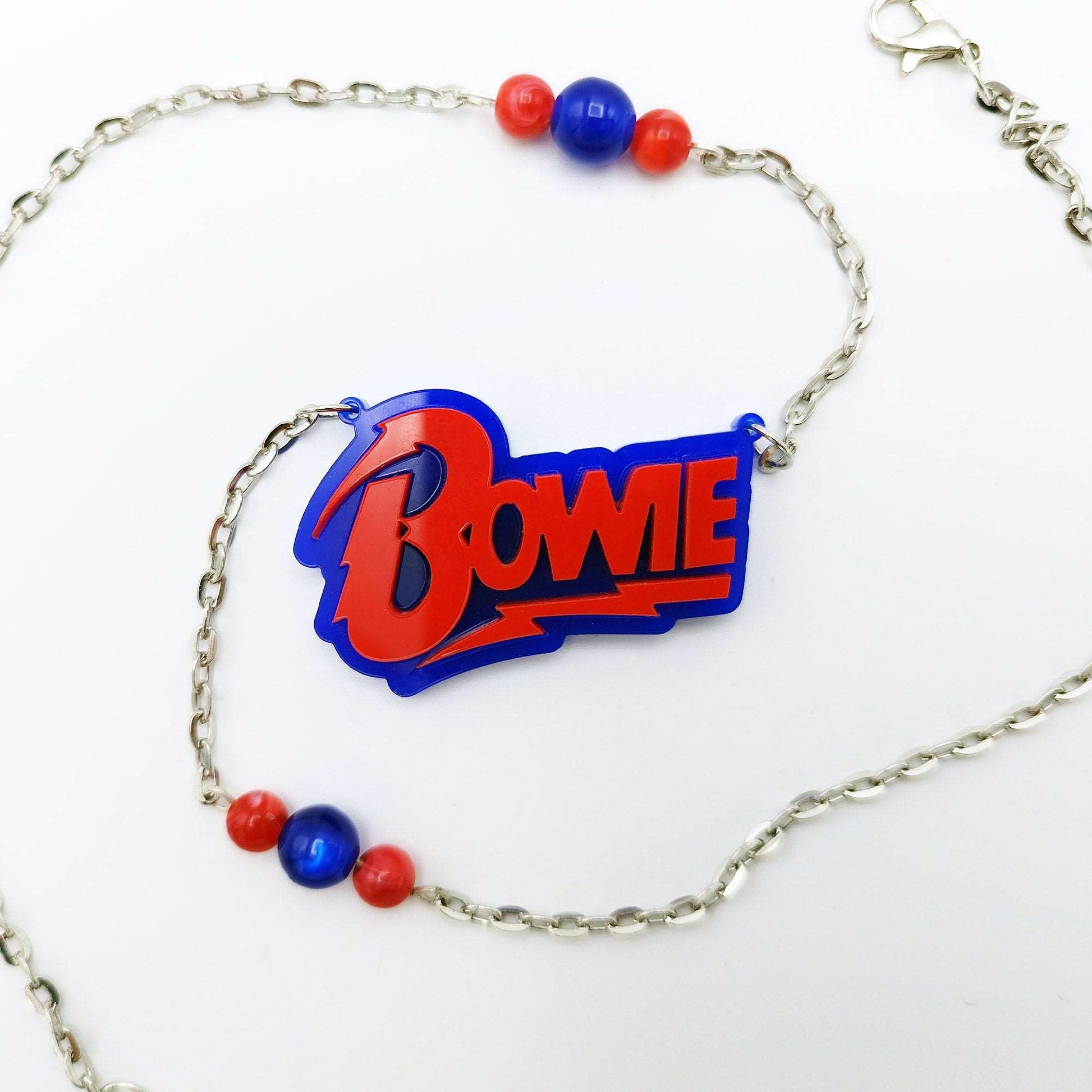 DAVID BOWIE LOGO-INSPIRED NECKLACE - Kozmic Garden