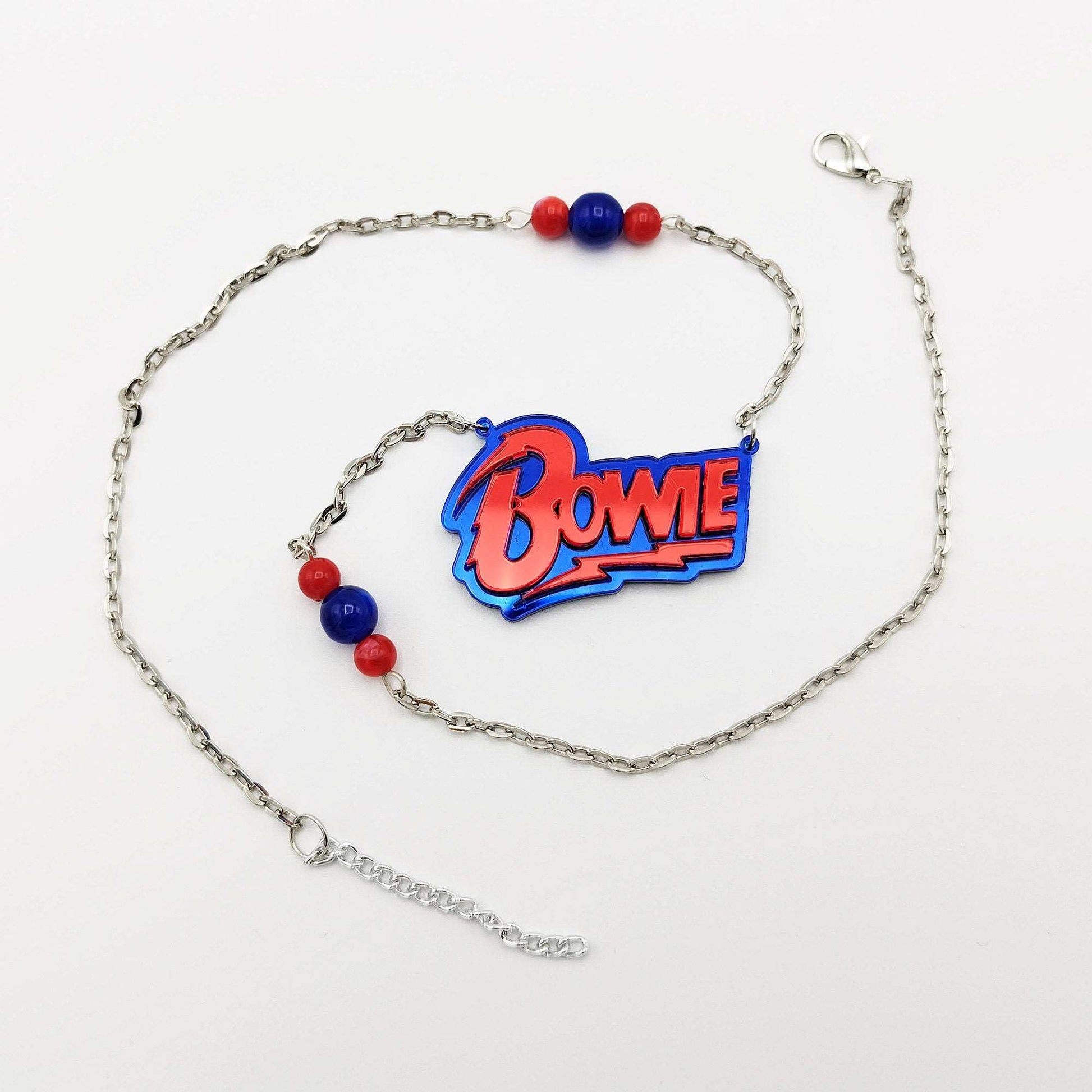 DAVID BOWIE LOGO-INSPIRED NECKLACE - Kozmic Garden