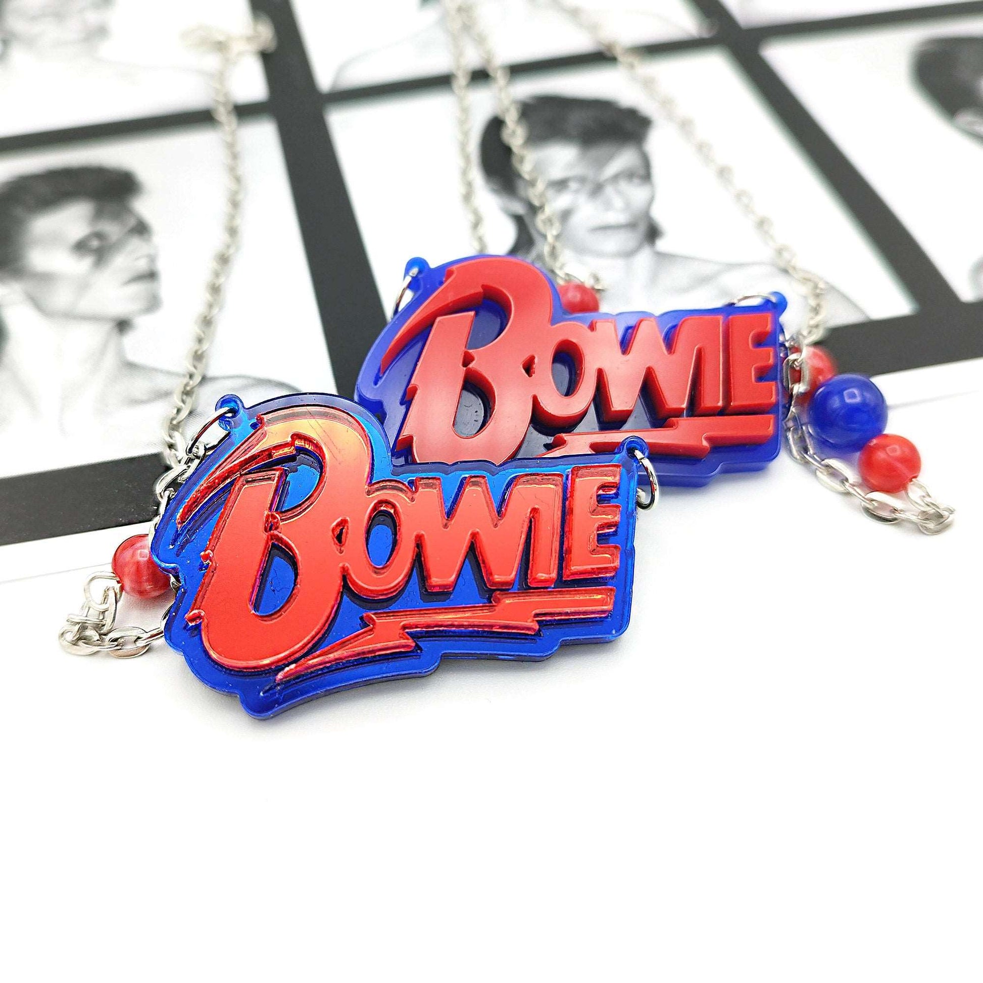 DAVID BOWIE LOGO-INSPIRED NECKLACE - Kozmic Garden