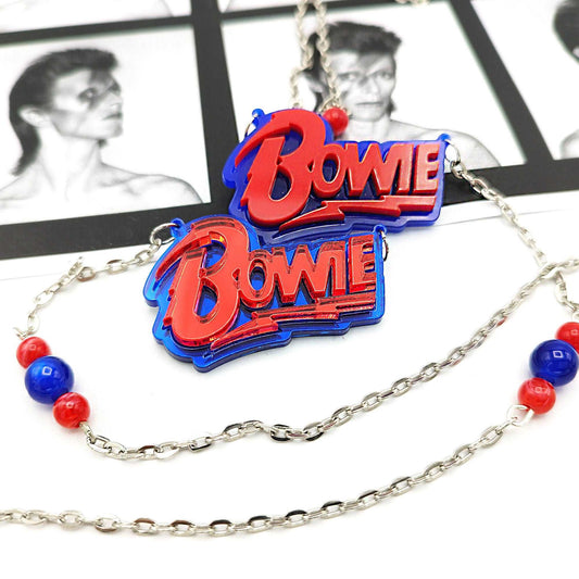 DAVID BOWIE LOGO-INSPIRED NECKLACE - Kozmic Garden