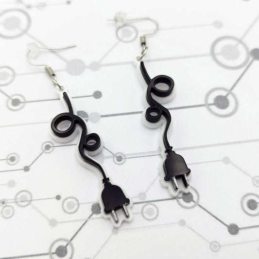 ELECTRIC PLUG EARRINGS - Kozmic Garden