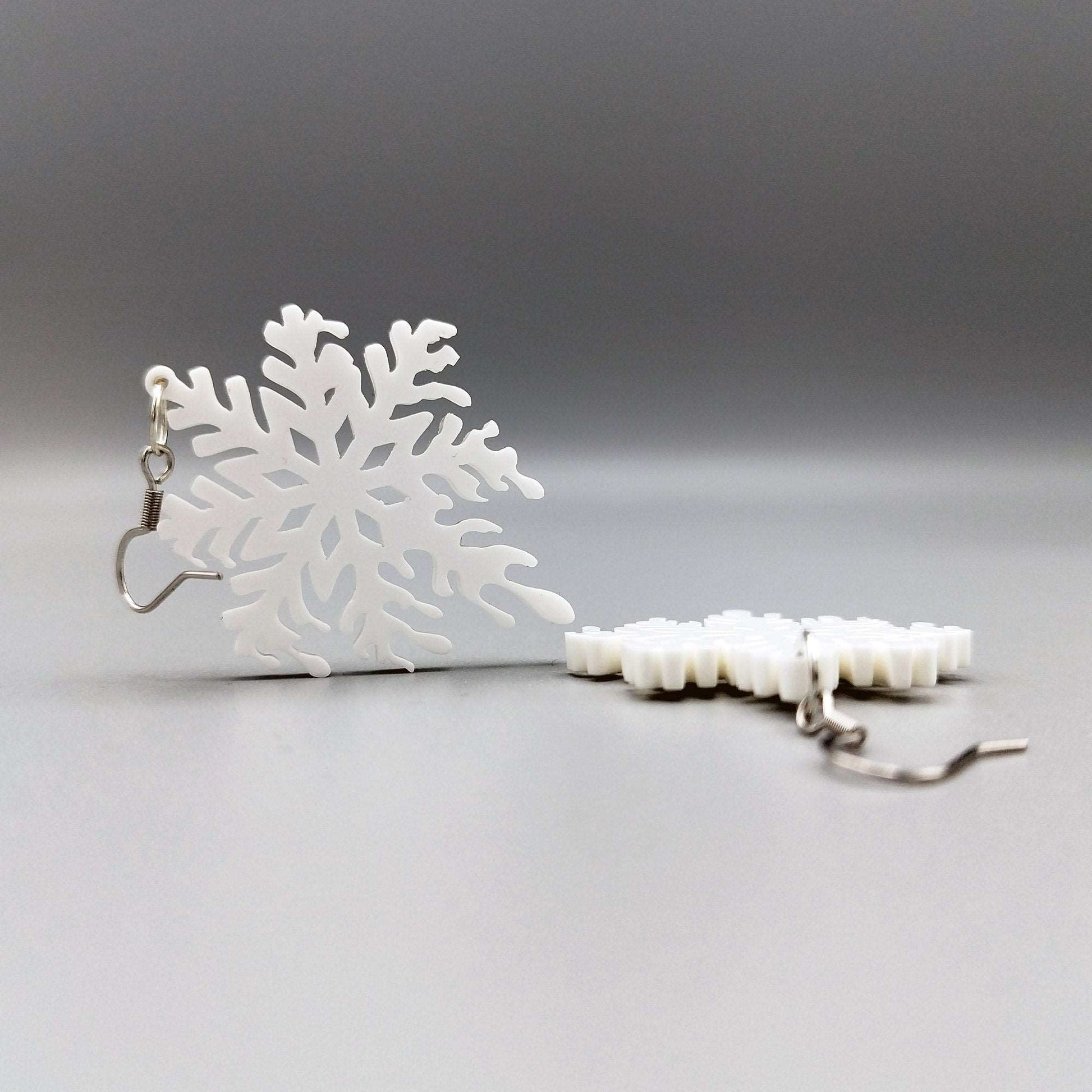 Melting Snowflakes Earrings - Kozmic Garden