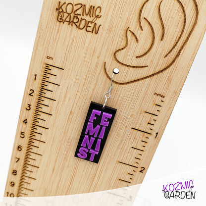 FEMINIST EARRINGS - Wear Your Values Loud and Proud!