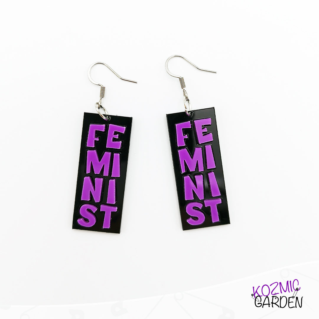 FEMINIST EARRINGS - Wear Your Values Loud and Proud!