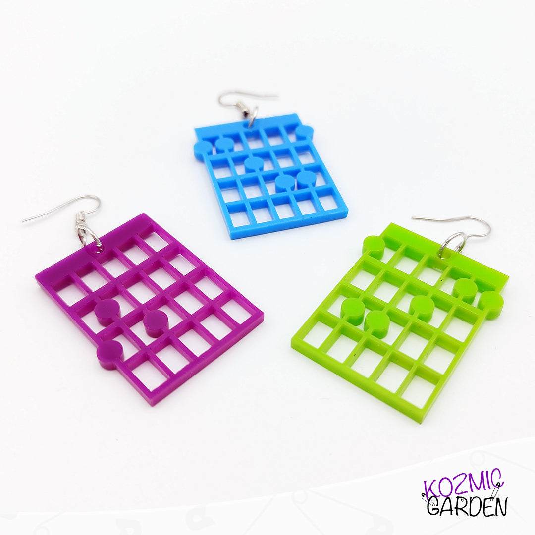 Guitar Chord Earrings and Pendant | Keep on Rockin'