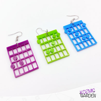 Guitar Chord Earrings and Pendant | Keep on Rockin'