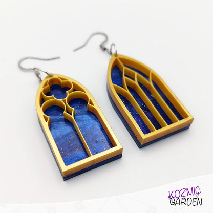 Gothic Window Earrings | Wear Gothic Architecture!