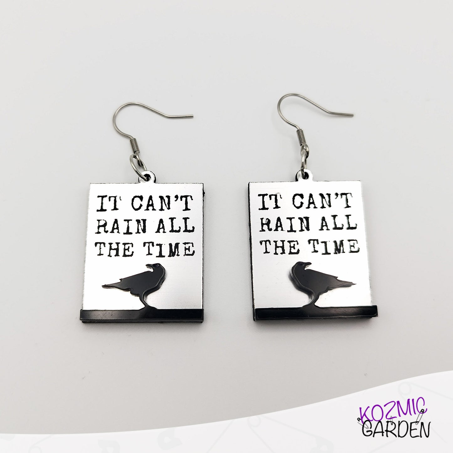 It Can't Rain All The Time Earrings | The Crow Inspired Jewelry