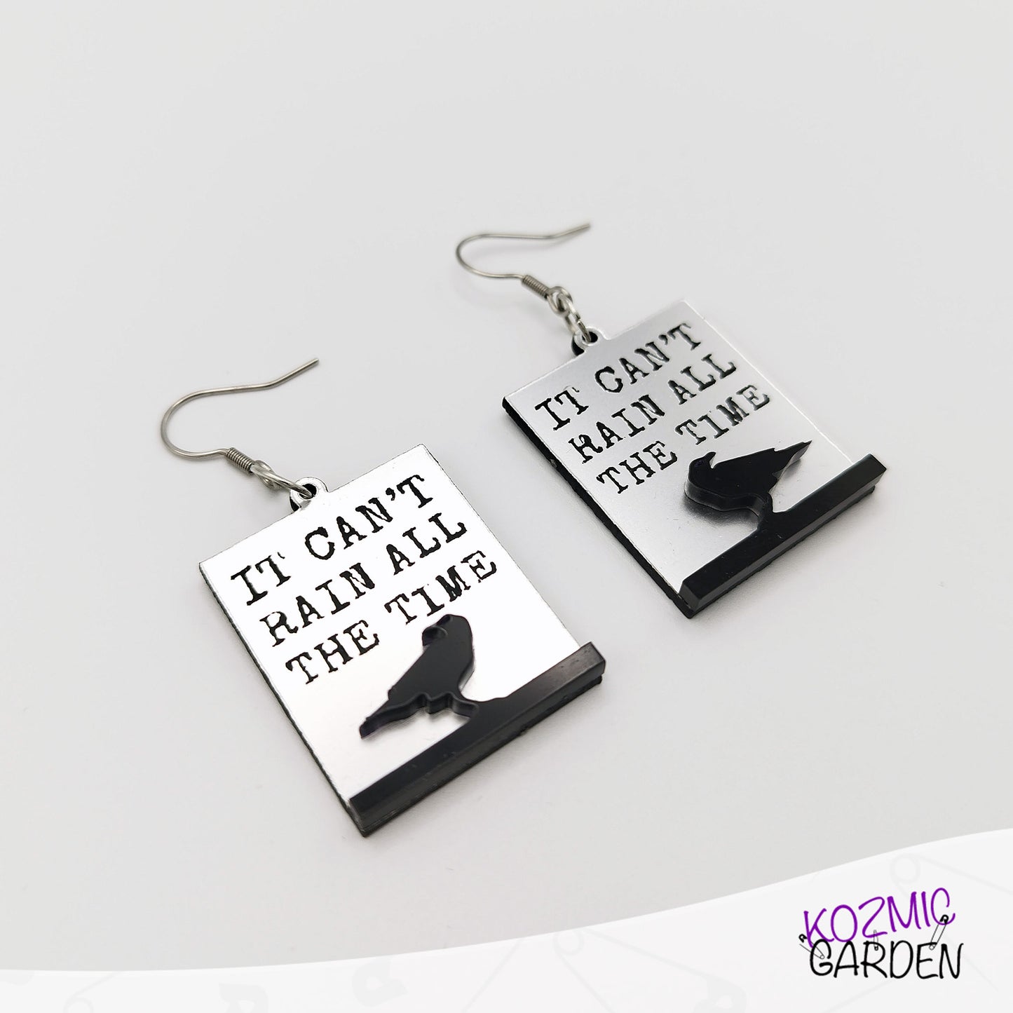 It Can't Rain All The Time Earrings | The Crow Inspired Jewelry