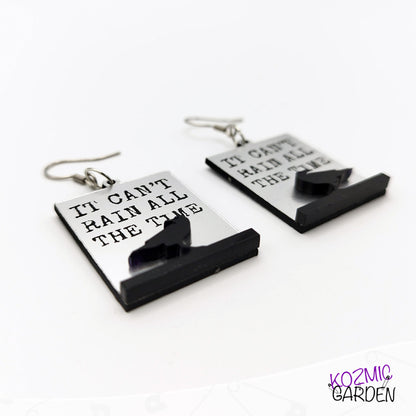 It Can't Rain All The Time Earrings | The Crow Inspired Jewelry