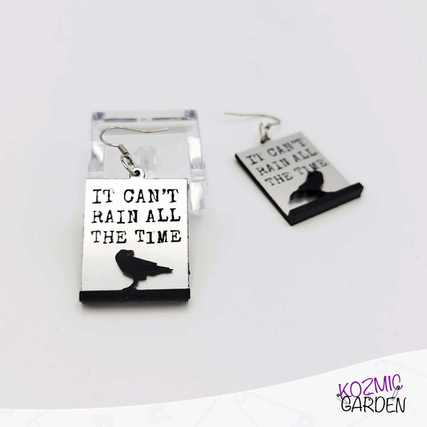 It Can't Rain All The Time Earrings | The Crow Inspired Jewelry