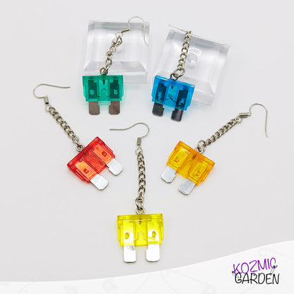 Electrifying Real Fuse Earrings | Quirky and Colorful Jewelry