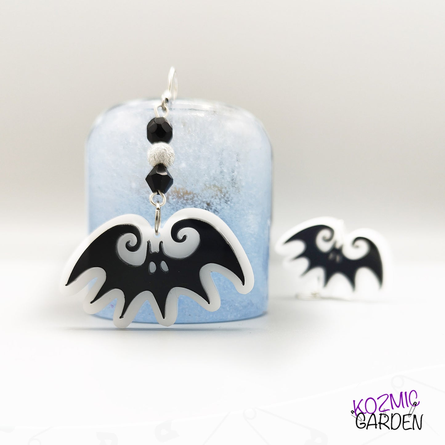 Tim Burton Style Bat Earrings | Cute and Quirky Little Bat!