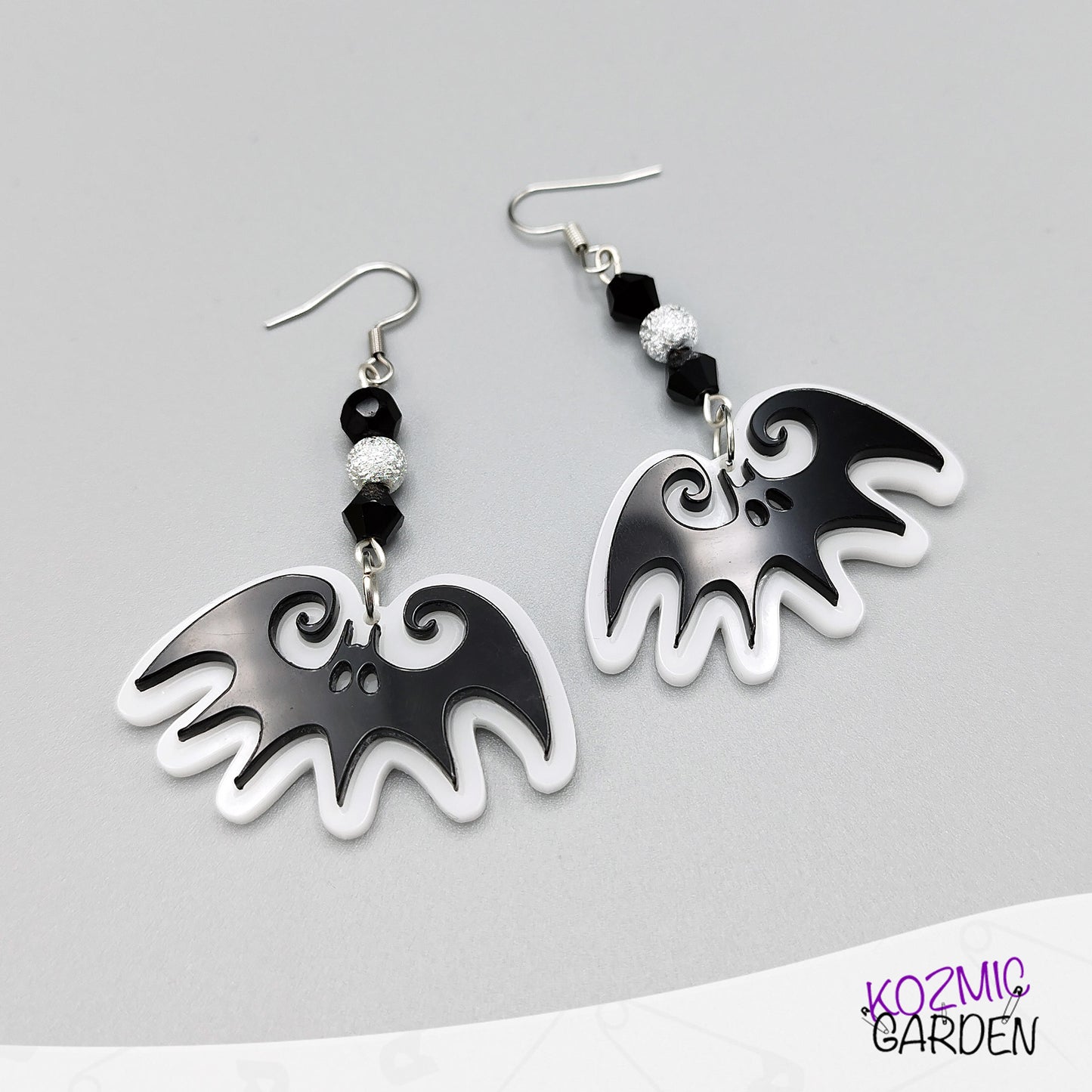 Tim Burton Style Bat Earrings | Cute and Quirky Little Bat!