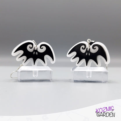 Tim Burton Style Bat Earrings | Cute and Quirky Little Bat!