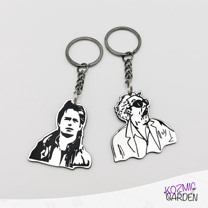 Back to the Future Keychains - Great Scott: Doc Brown & Marty McFly  keychains!