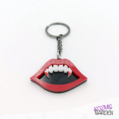 Vampire Mouth Keychain – Never Forget Your Crypt Keys!