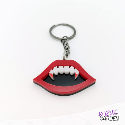 Vampire Mouth Keychain – Never Forget Your Crypt Keys!