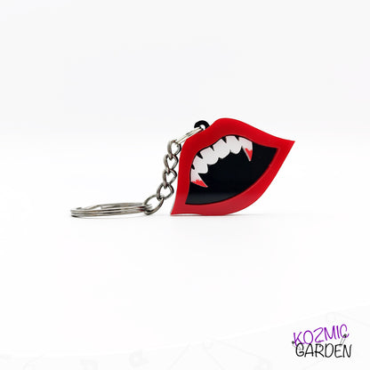 Vampire Mouth Keychain – Never Forget Your Crypt Keys!