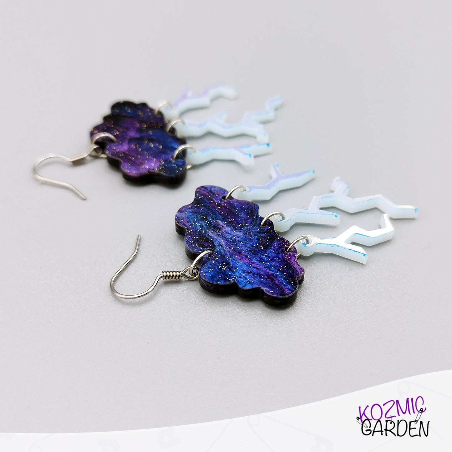 Thunderstorm Cloud Earrings - Have you ever seen the rain?