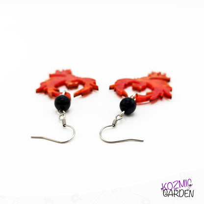 Fiery Phoenix Earrings and Pendant | Dare to emerge from the ashes! 🔥