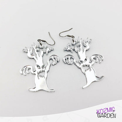 Spooky Tree Earrings | Welcome to the enchanted forest Muahahaha!