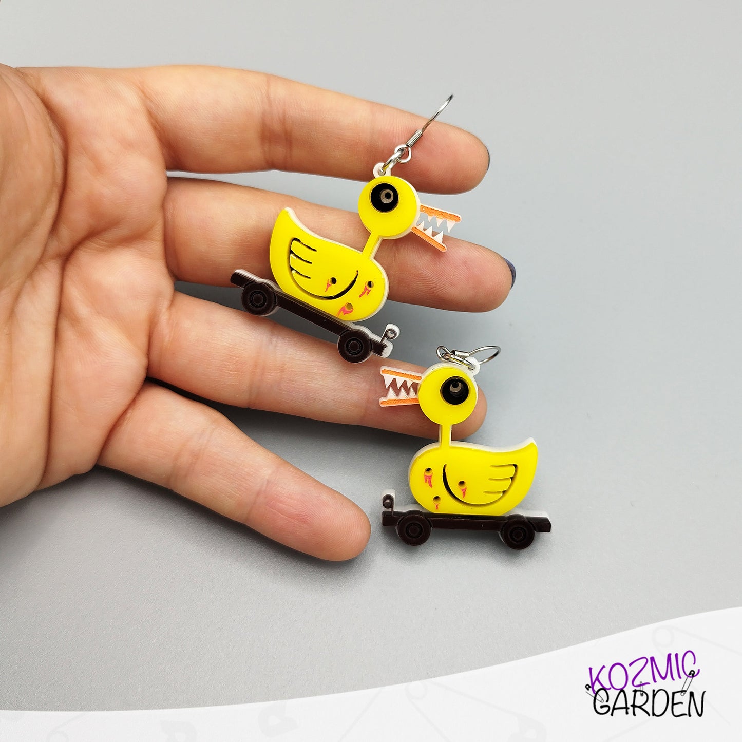 Evil Toy Duck Earrings | Nightmare Before Christmas