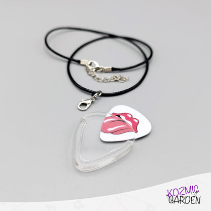 Transparent Guitar Pick Holder Pendant – Keep Your Picks Close in Style!