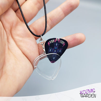 Transparent Guitar Pick Holder Pendant – Keep Your Picks Close in Style!