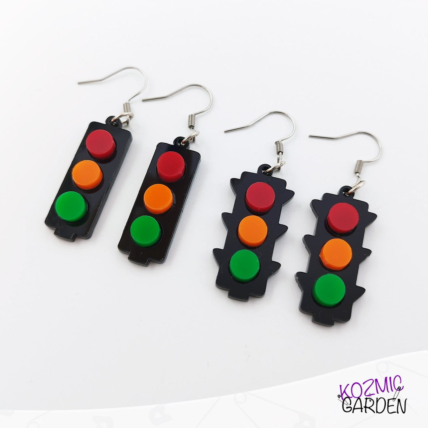 Quirky Red Traffic Light Earrings – Stop, Look, and Accessorize!