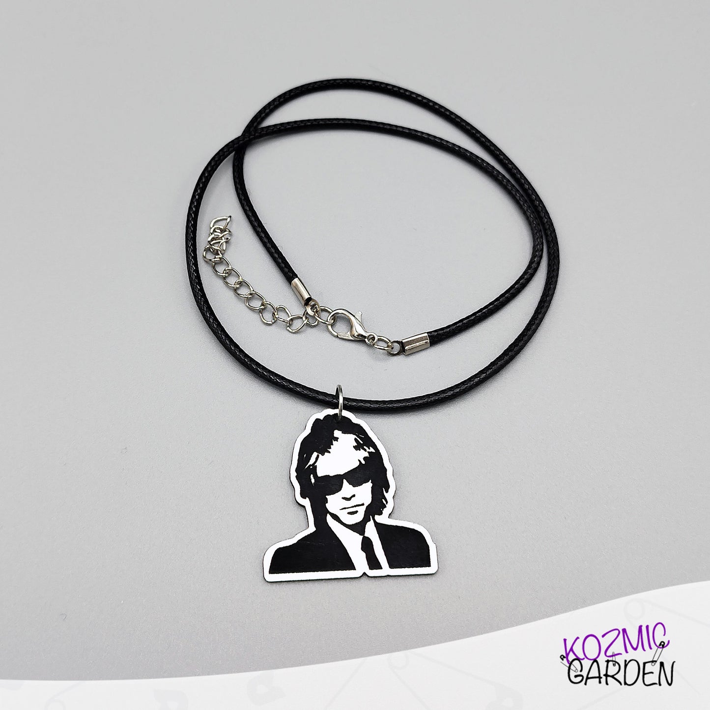 Jon Bon Jovi Earrings – Engraved on Silver Acrylic, Inspired by the Crush Album Era