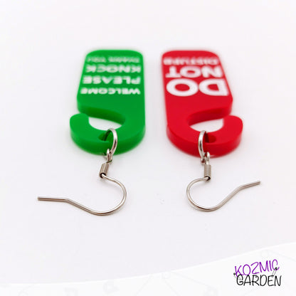 DO NOT DISTURB EARRINGS | Anti-social Style!