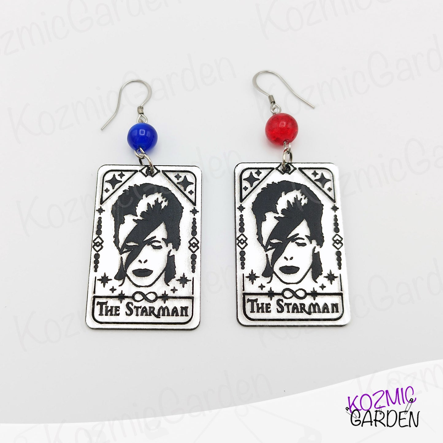 The "The Starman" Tarot Card Earrings –  David Bowie Unique Magic Card!