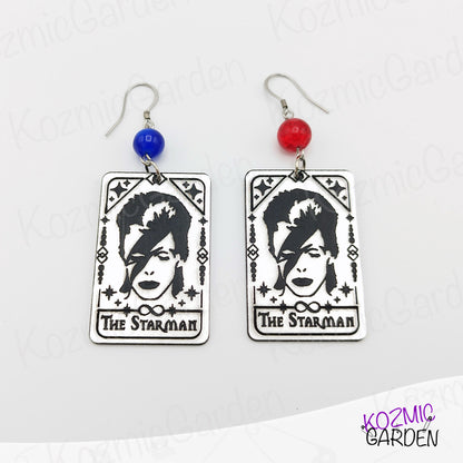 The "The Starman" Tarot Card Earrings –  David Bowie Unique Magic Card!