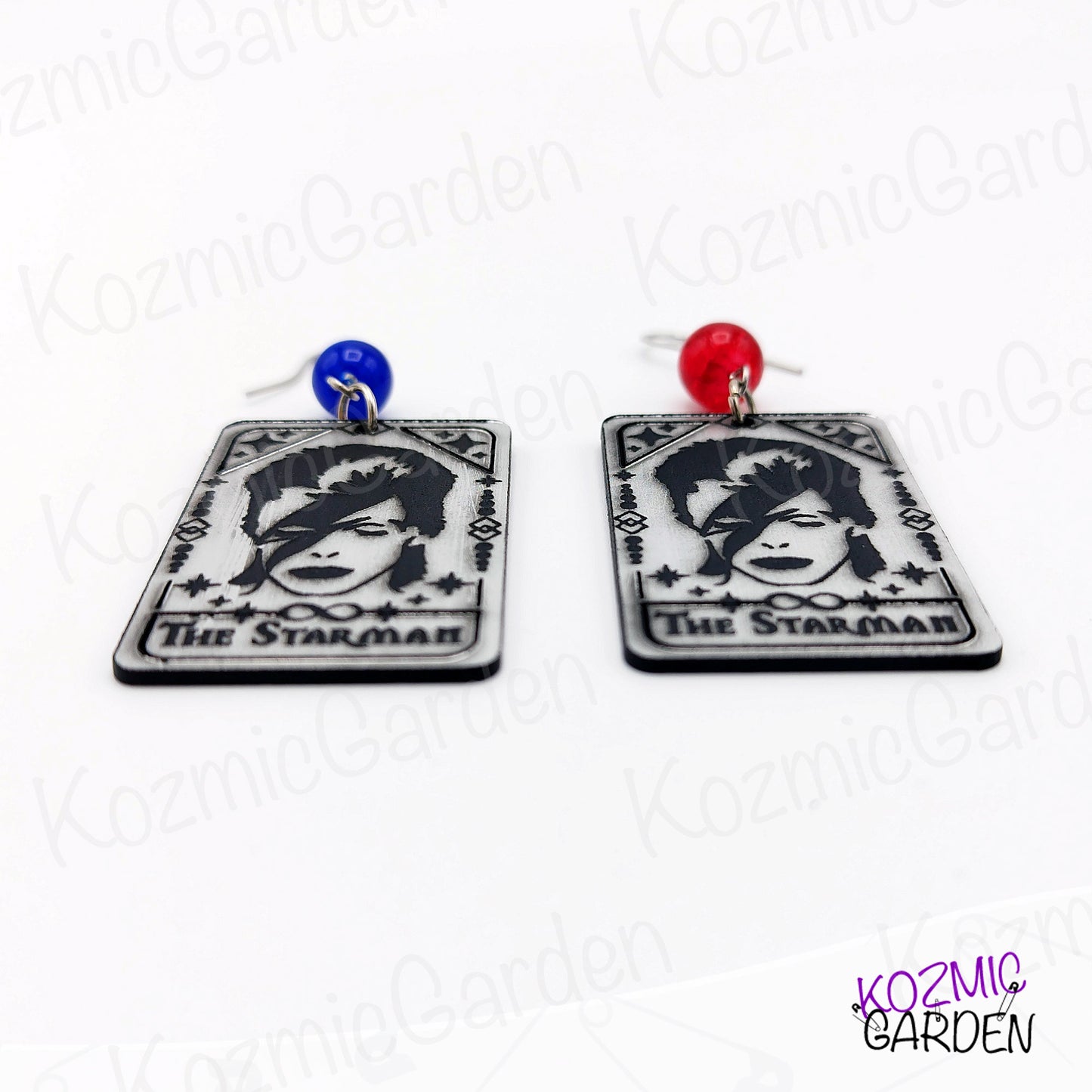 The "The Starman" Tarot Card Earrings –  David Bowie Unique Magic Card!