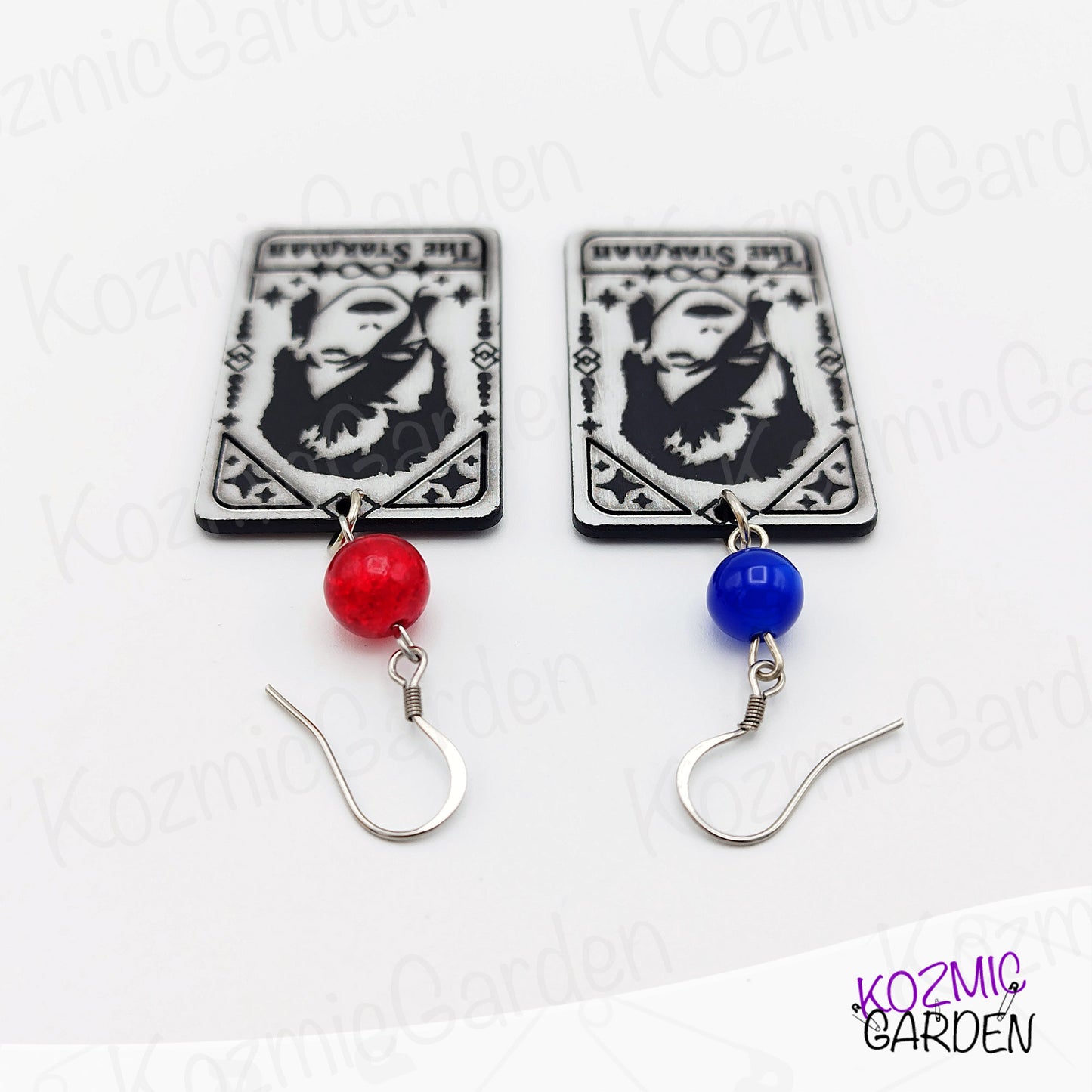 The "The Starman" Tarot Card Earrings –  David Bowie Unique Magic Card!