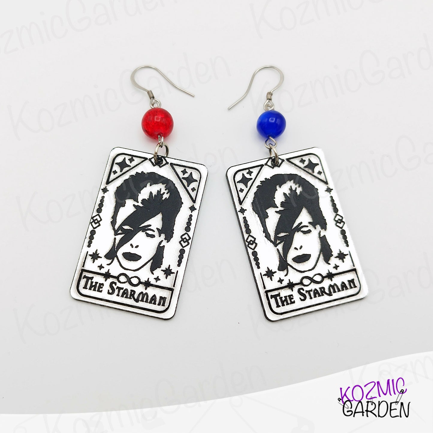 The "The Starman" Tarot Card Earrings –  David Bowie Unique Magic Card!