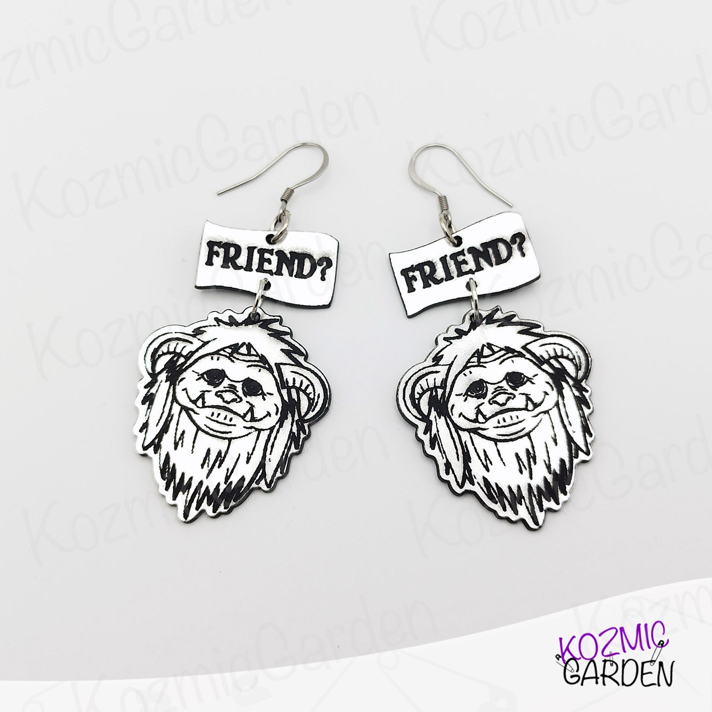 Ludo "Friend?" Earrings – Do you need a friend to enter to The Labyrinth?