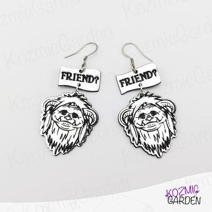 Ludo "Friend?" Earrings – Do you need a friend to enter to The Labyrinth?