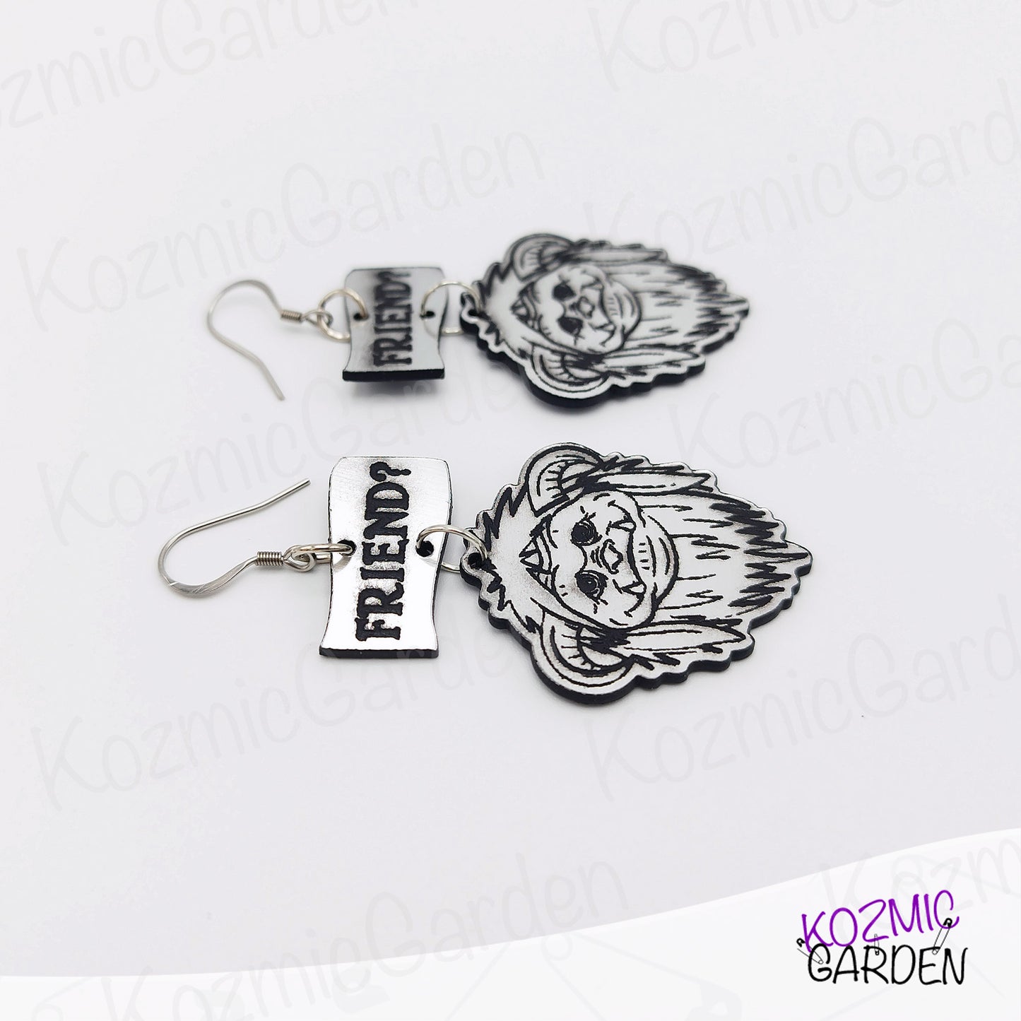 Ludo "Friend?" Earrings – Do you need a friend to enter to The Labyrinth?