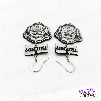 Ludo "Friend?" Earrings – Do you need a friend to enter to The Labyrinth?