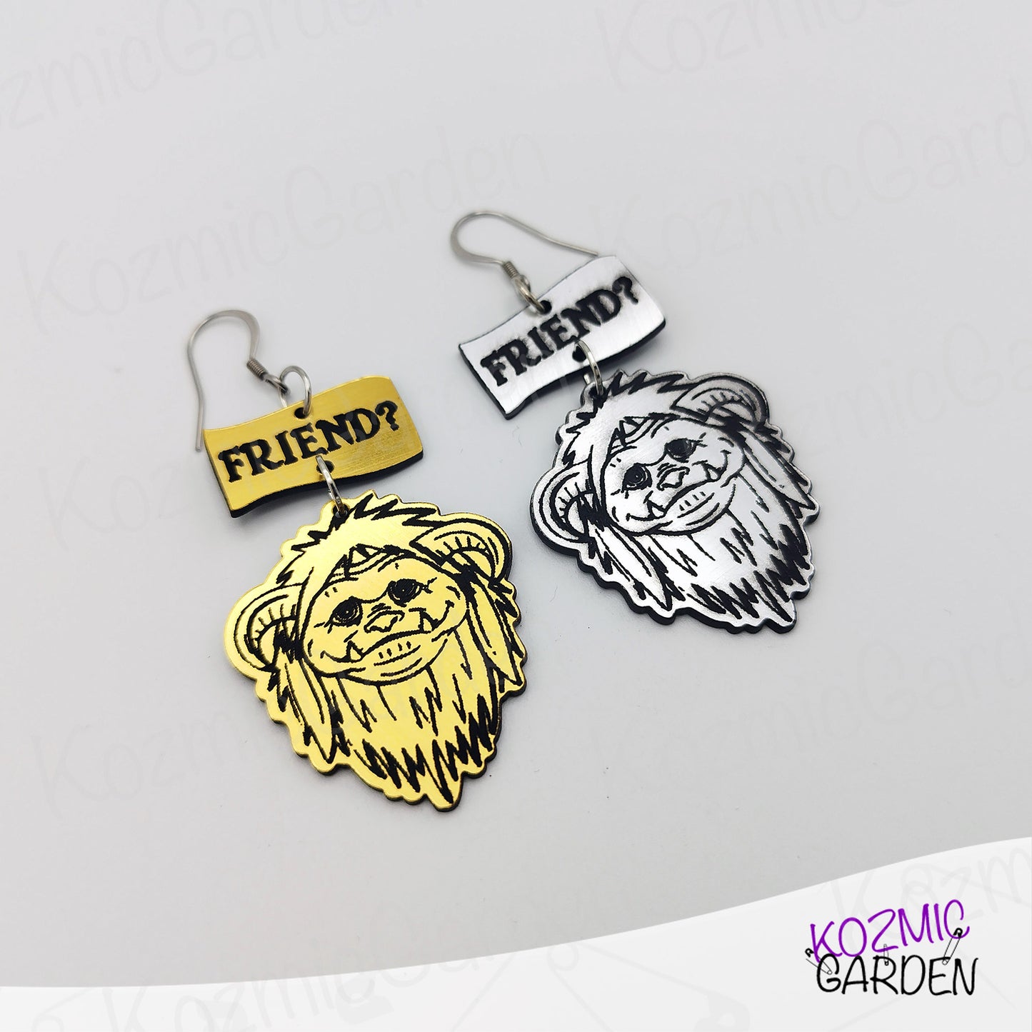 Ludo "Friend?" Earrings – Do you need a friend to enter to The Labyrinth?